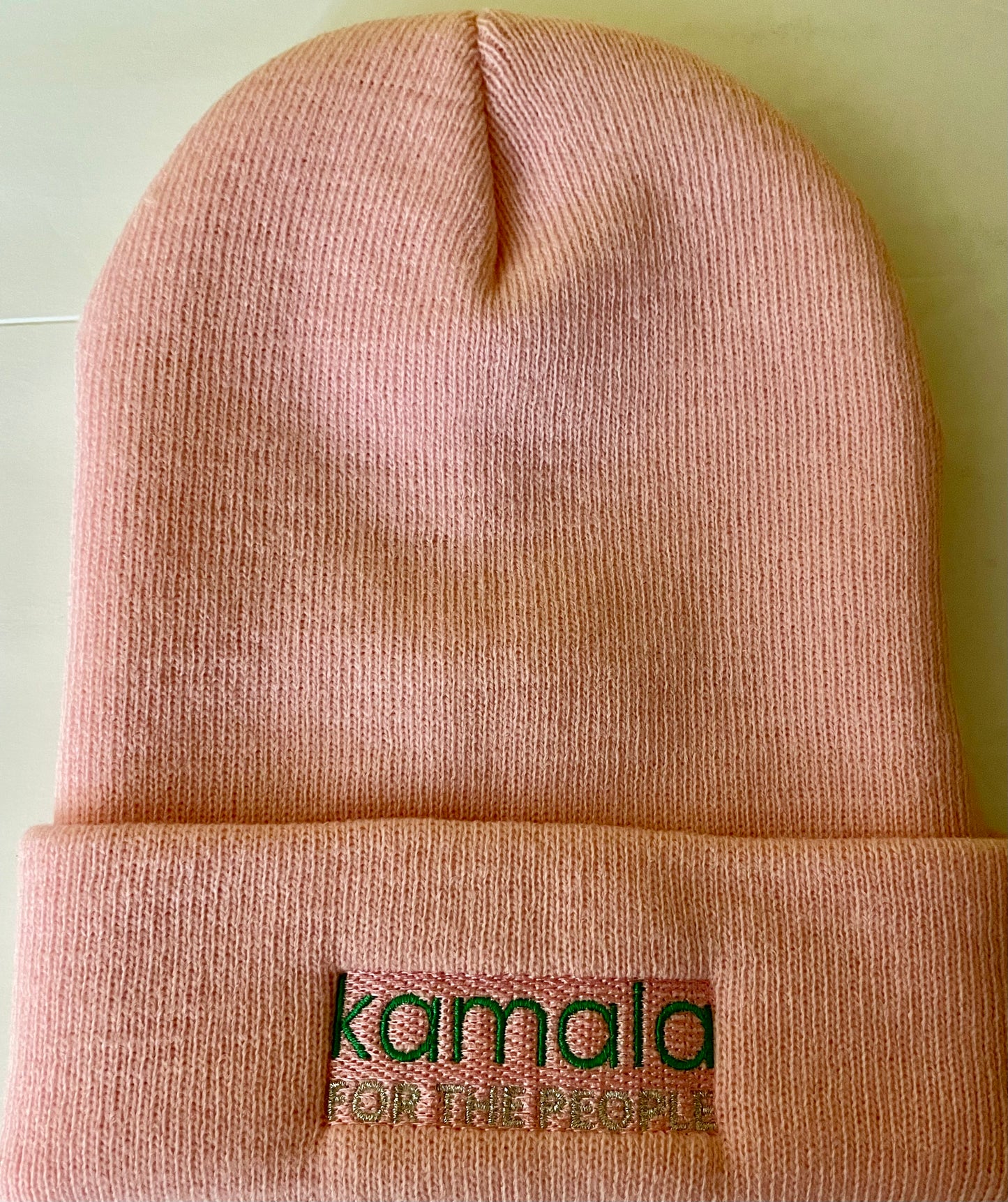 KAMALA For The People Knit Beanie