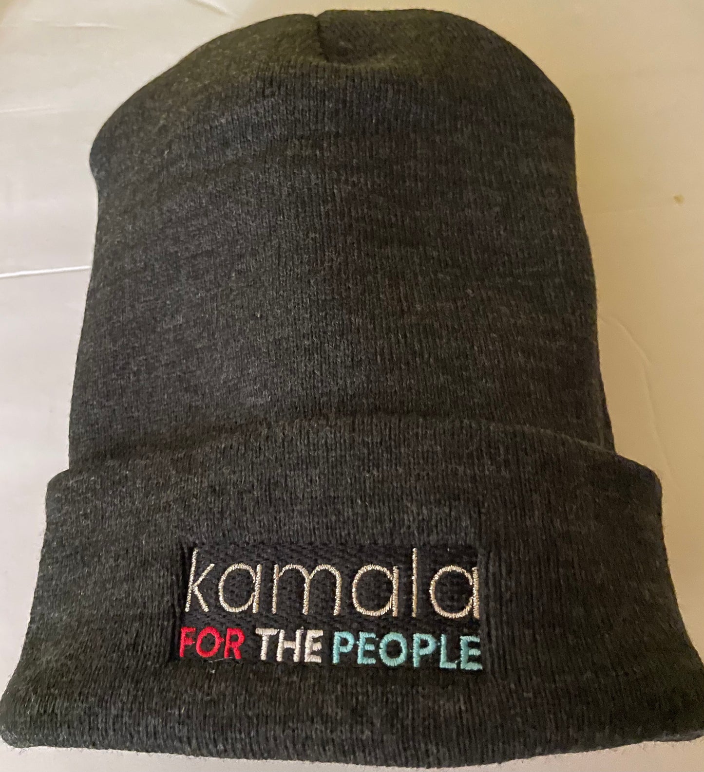 KAMALA For The People Knit Beanie