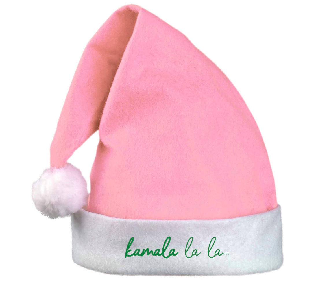 KAMALA LA LA Santa Hat